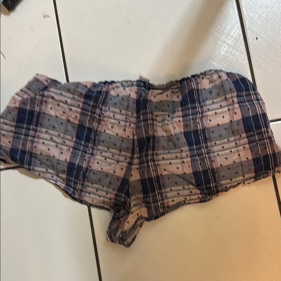 Victoria's Secret Pink and Blue Pajama Shorts Relaxed Fit - Picture 2 of 4